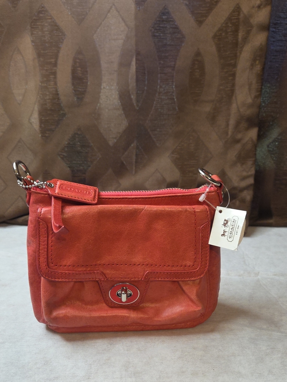 Coach Camelia Mini Groovy Leather Turnlock Crossbody Bag-NWT W/Defects-See Pics